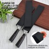 CHENGBAO 10 PCS sfunda cuchillo，Rebaño funda para cuchillos de chef，unda