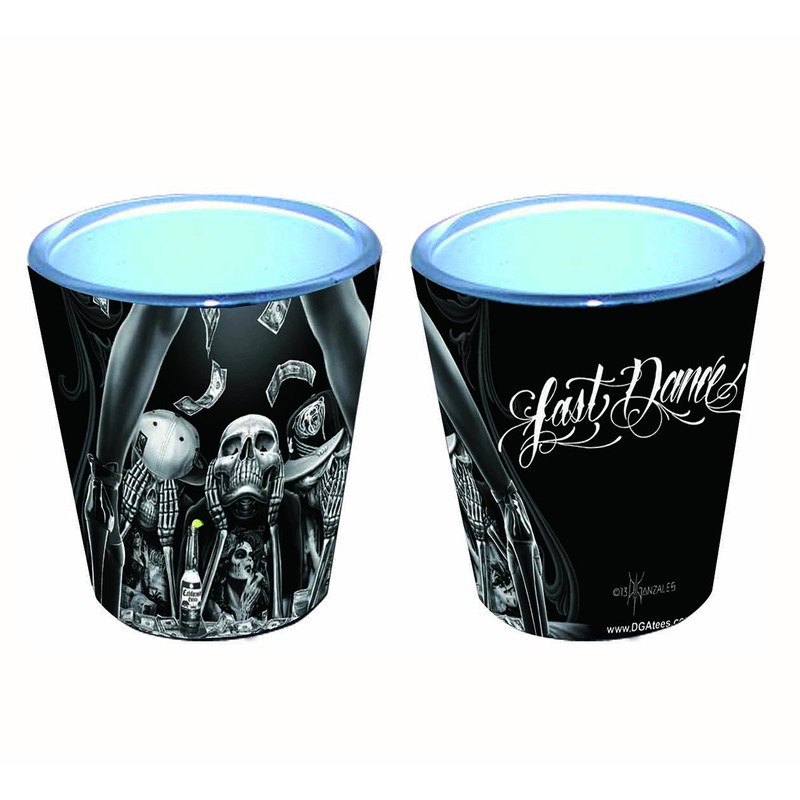 David Gonzales Art Shot Glass - Last Call - Set