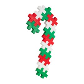 PLUS PLUS Big - Instructed Tube - 15 Piece Holiday Mix - Construction Building STEM/STEAM Toy, Interlocking Large Puzzle Blocks for Toddlers and Preschool