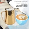 Milk Frothing Pitcher Dual Scale 304 Stainless Steel Milk Frother