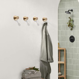 Boxonly No-Drill Suction Hooks, 2024 Upgraded Stainless Steel Waterproof Hooks for Bathroom, Shower, Kitchen, and Mirrors – Heavy Duty Towel Holders (Multipack, Rose Gold)