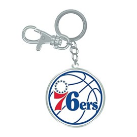 Pro Specialties Group philadelphia 76ers keychain zamac logo