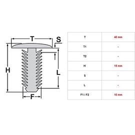 10x Trim Clips with Grommet Clip for Golf 3 Jetta Vento | CL-0001