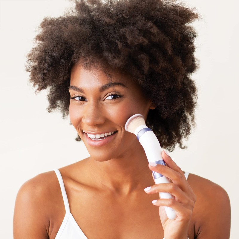 Plum Beauty Cepillo de maquillaje de mezcla automática para una