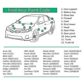 BASF Touch Up Paint for Lexus vehicles with paint code 1J7, Atomic Silver.