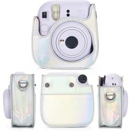 Leebotree Instant Cameras Camera Accessories Compatible with Instax Mini 12 Instant Camera Includes Bag/Album/Frame Sticker/Corner Sticker (Magic Silver)