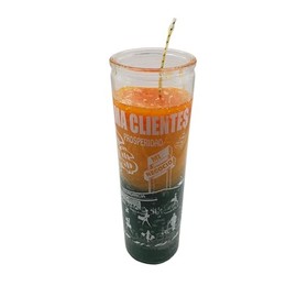 Llama Clientes Veladora 2 Colores/Attract Customers 2 Color Ritual Candle