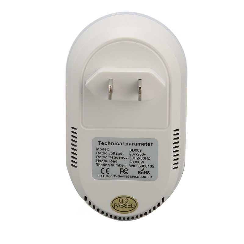 4Pcs Power Saver Safe Fireproof ABS Surge Protection Plug and