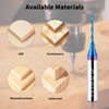 EANOSIC 2PCS Upcut Spiral Router Bit 1/4 inch Shank, 1/16