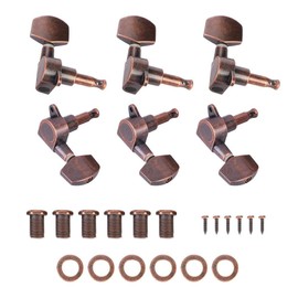 Guitar Tuning Pegs, 3L 3R Locking Tuners Machine Heads Tuners Tuning Button Accessories for Acoustic Electric Guitar