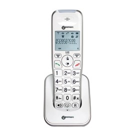 Geemarc Amplidect 295 HS - Additional Handset for Geemarc Amplidect 295 Range with Extra Large Buttons - Main Base Unit Required - Low to Medium Hearing Loss - Hearing Aid Compatible - UK Version