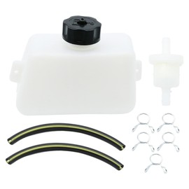 UOIENRT 1L Gas Fuel Tank Filter Hose, Plastic and Rubber Hose Breathable Leakproof Pocket, 47CC 49CC Bike Fuel Tank Pocket for 2 Stroke Mini Moto Kids Dirt Bike