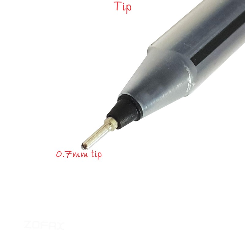 SAINO Trio 20 x 0.7mm Point BLACK Ballpoint Pens Smooth