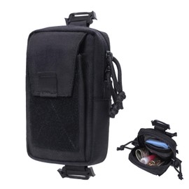 Backpack Strap Pouch,Shoulder Strappouch,Practical Tactical Pouches,Small Tactical Backpack Accessories,Gadget Storage Bag,Suitable for Camping,Travel,Vacation