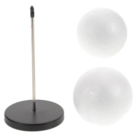 PACKOVE Doll Wigs Stand Portable Head Display Mannequin with Height Compact Design Foam Balls for Wigs Drying Styling Organization for Travel Use