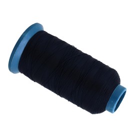 Mandala Crafts Bonded Nylon Thread Dark Blue Heavy Duty Sewing Threads - 1500 YDs Size 69 210D T70 Tex 70 Thread for Leather Jeans Weaving Outdoor Marine Upholstery Threads