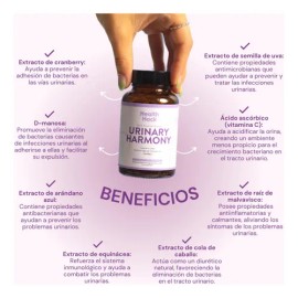 Vitaminas Salud Urinaria Con Cranberry Y D-manosa 60 Cáps Hh