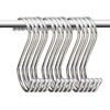 KEESIN 15 Pack S Shaped Hanging Hook Stainless Steel Hanger