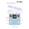 M-vave Annblackbox Guitarra Efecto Procesador Multifuncional
