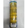 San Marcos de Leon unscented Yellow Pillar Candle in Glass