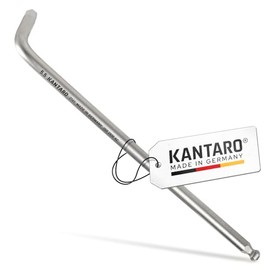 KANTARO 2141 Ball Head Allen Key 5.5 mm Stainless Steel Made in Germany Extra Long for Hexagon Socket Fence Screws