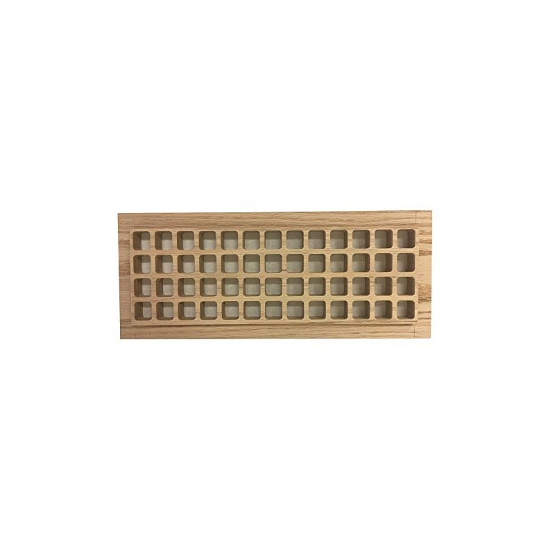 4 Inch x 12 Inch Red Oak Hardwood Vent Floor