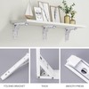 Pxyelec 8 Inch Spring Folding Shelf Bracket Bench Table Heavy