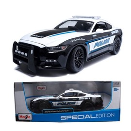 Maisto 1:18 2015 Ford Mustang GT Police Car Diecast Model Car Toy / 마이스토 1:18 2015 포드 머스탱 GT 폴리스 경찰차 자동차다이캐스트 모형차 장난감