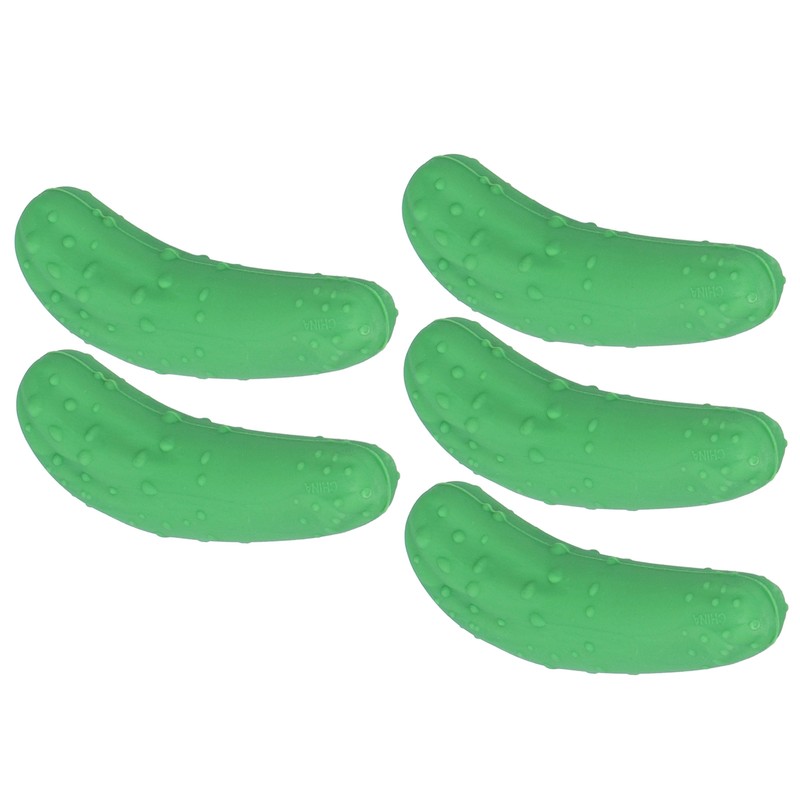 5Pcs Wine Stoppers Silicone Reusable Artificial Cucumber Shape Beverage Bottle