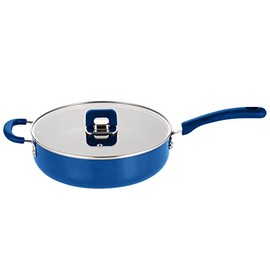 NutriChef 11' Open Fry Non-Stick Stylish Kitchen Cookware Pan, Works with Model: NCCWSTKBUL (Blue), One Size