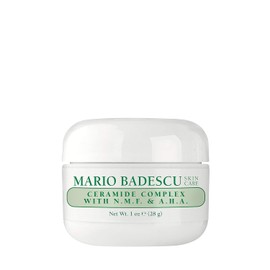 Mario Badescu Complejo de ceramidas con N.M.F. y A.H.A. para pieles grasas y sensibles  Crema Facial que mejora el tono de la piel Formulada con...   