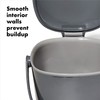 OXO Good Grips Easy-Clean Compost Bin, Charcoal - 0.75 GAL