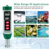 PH Messgerät Wasser, 5in1 PH EC TDS Salzgehalt Temperatur Hochpräziser