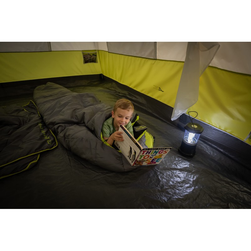 Cedar Ridge Alloy 0° Sleeping Bag - Gray/Citrus