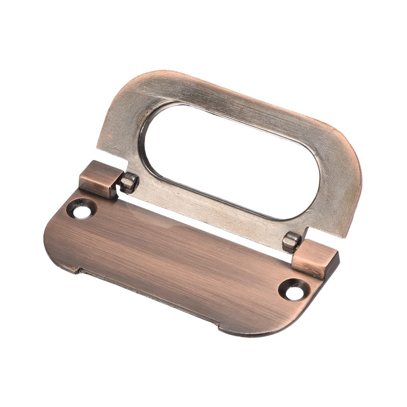 sourcing map Finger Flush Pull Handle 74x34x5mm Rectangle for Drawer