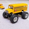 KinsFun 5" Monster School Bus Die Cast Metal Model, Pullback