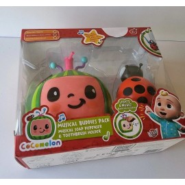 Wow! Stuff CoComelon Musical Soap Dispenser & Singing Toothbrush Holder Set – Kids Bath