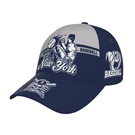 Baseball Cap for Men Women, Adjustable Baseball Hats, Structured Fit, Hat for Sports Fans, Game Day Headwear