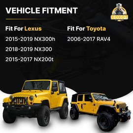 Koxot 4pcs Front & Rear Stabilizer Sway Bars Fit for Lexus 2015 2016 2017 2018 2019 NX300h, 2018-2019 NX300, 2015-2017 NX200t, for Toyota 2006 2007 2008 2009 2010 2011 2012-2017 RAV4 | K750257 K750043