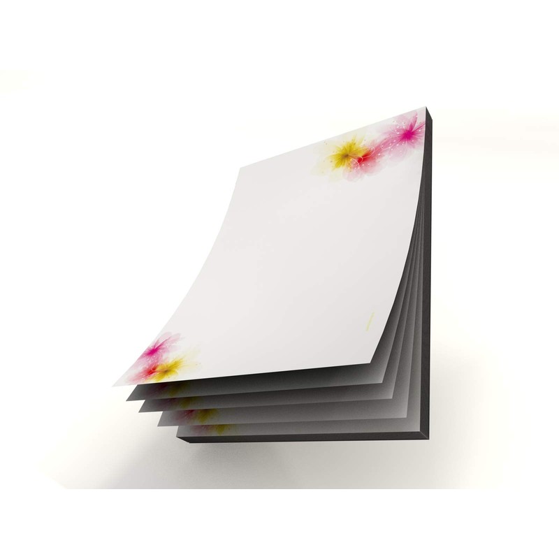 Notepad A5 | Summer Floral Design Paper Pad | Bloom