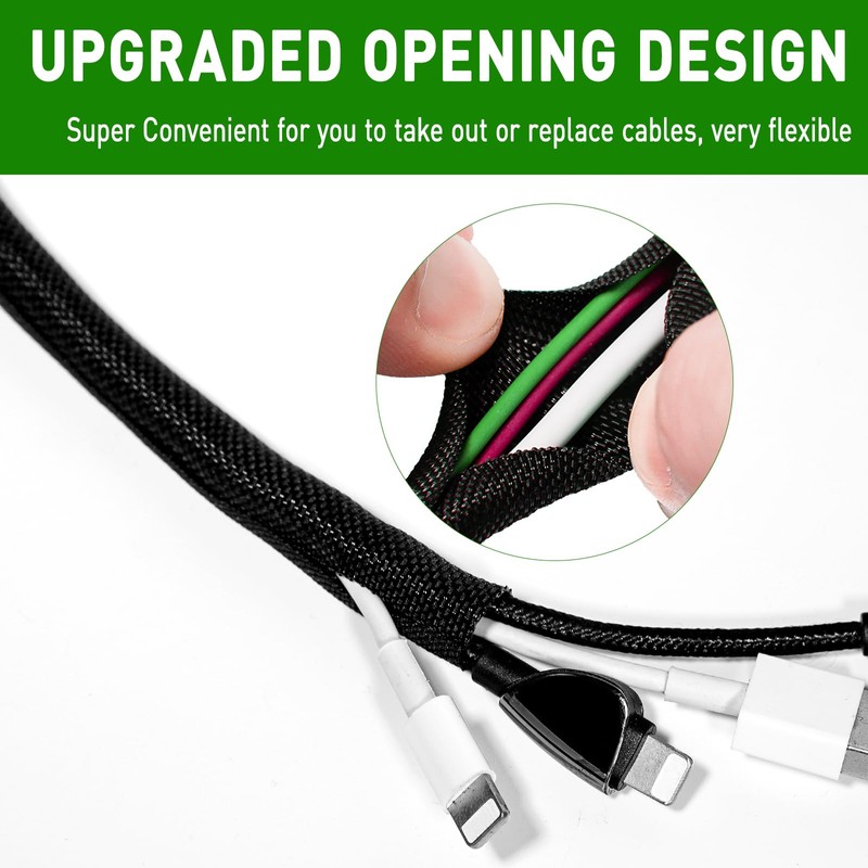 Cord Protectors from Pets No-Chew - Dog Cat Cord Covers