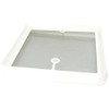 Heng's JRP1124R 14" White Radius Corner Screen Jensen Roof Vent