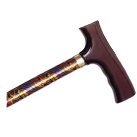 Straight Adjustable Fritz handle, Paisley, QTY:1