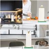 Qiuhome Gold Paper Towel Holder Stand Crystal Paper Towel Holder