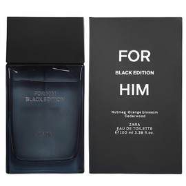 Zara For Him Black Edition Cologne for Men EDT Eau De Toilette 100 ML (3.4 FL OZ)