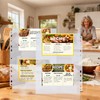 30 Pack 120 Pockets 4x6 Recipe Card Sleeves,3 Ring Binder