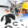 External Retaining Ring E-Clips Set, 450Pcs Snap Opening Ring Circlip