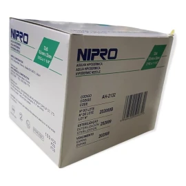 Nipro Aguja HiPodérmica Nipro 21gx32mm (1 1/4 ) Verde Caja 100u