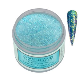 TONES Tones Coverland Acrylic Powder "Blue Lagoon" - Limited Edition for Nail Design, Sculpting, and Masking Bed Imperfections - Professional Supplies (1.5 Oz)