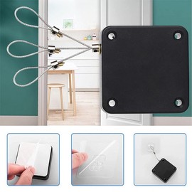 Wire-Installed Door Closer for Entryways & Fire Doors Door Closer Black 5ea